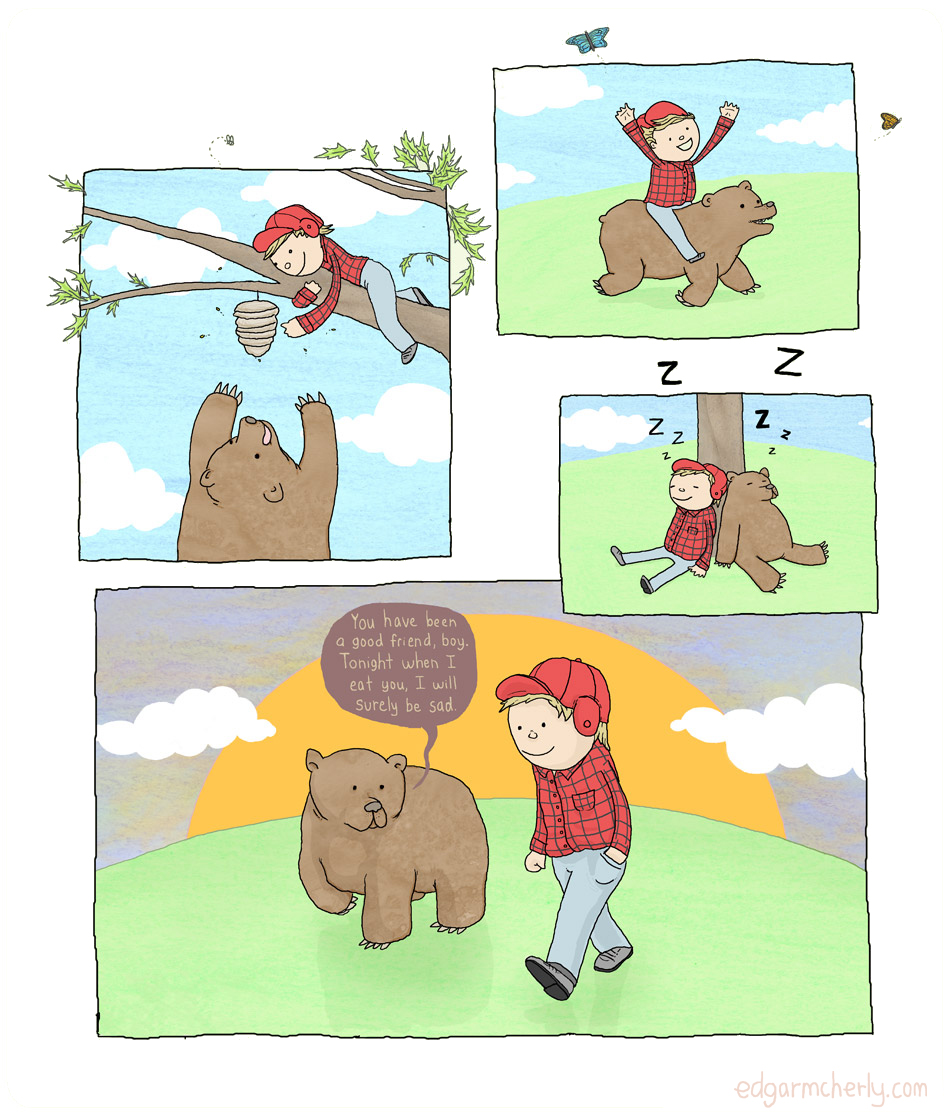 boy and bear comic