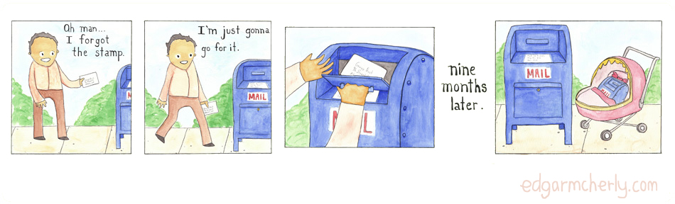 safe mailing practices comic
