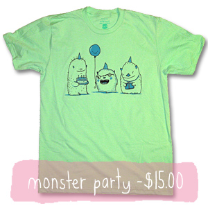 monster party shirt