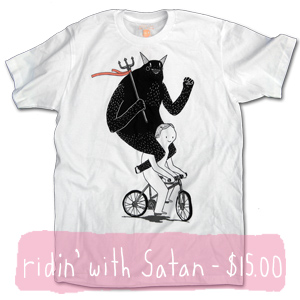 ridin' with satan shirt